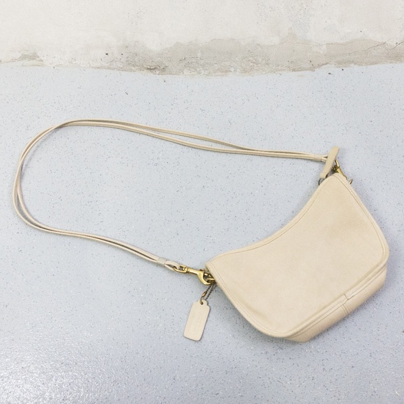 Coach Handbags - Coach - Tan/Cream Crossbody Bag